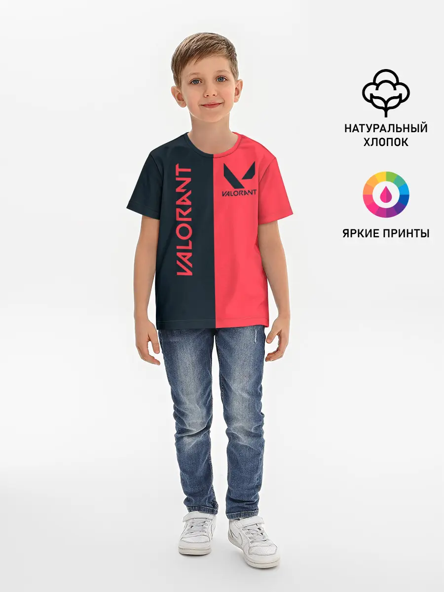 Детская базовая футболка / VALORANT | ВАЛОРАНТ