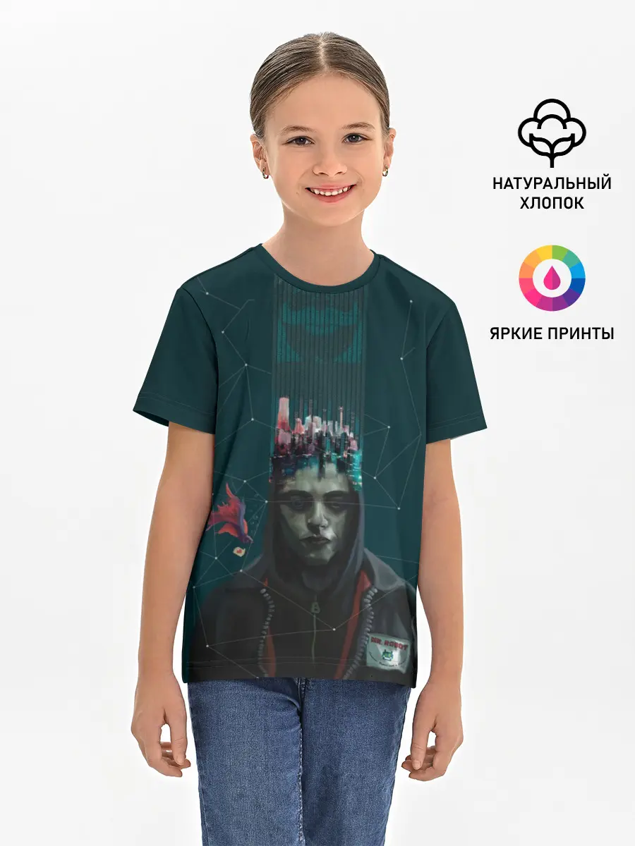 Детская базовая футболка / Mr. Robot