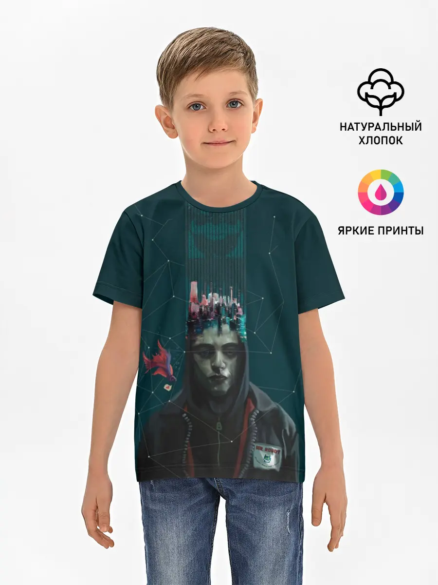 Детская базовая футболка / Mr. Robot