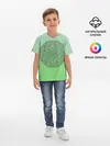 Детская базовая футболка / Peacefull green