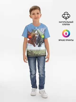 Детская базовая футболка / Ark Survival Evolved