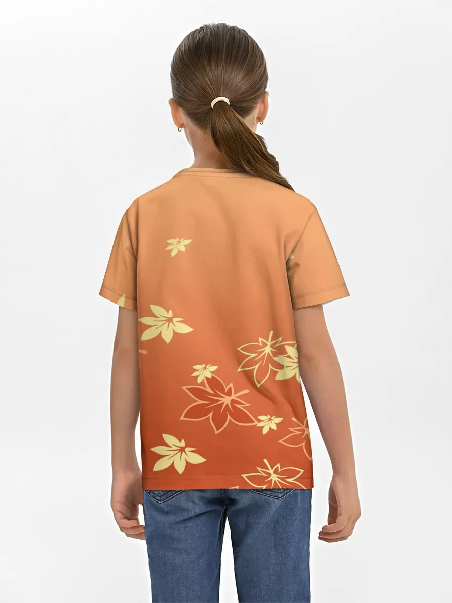 Детская базовая футболка / КАДЗУХА | KAZUHA | КРАСНЫЙ КЛЕН