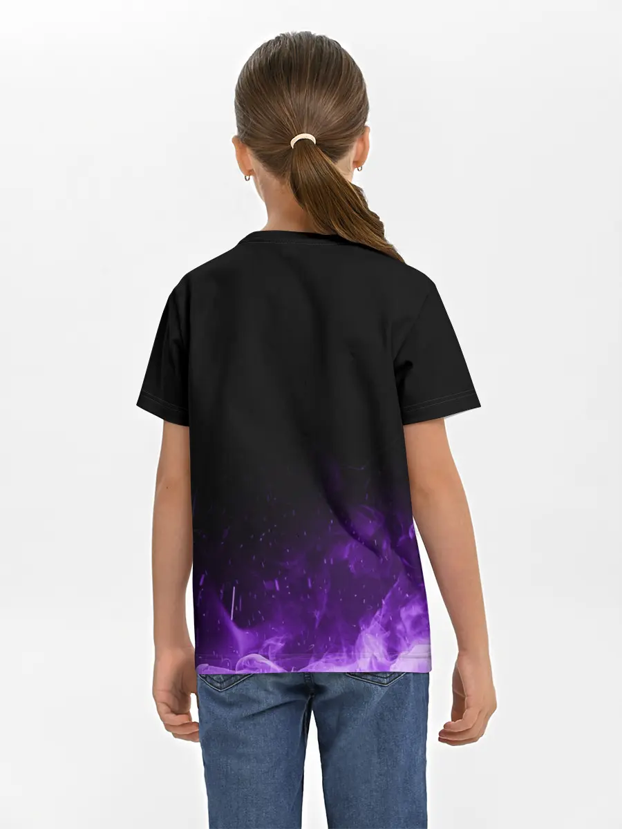 Детская базовая футболка / Black Sabbath NEON