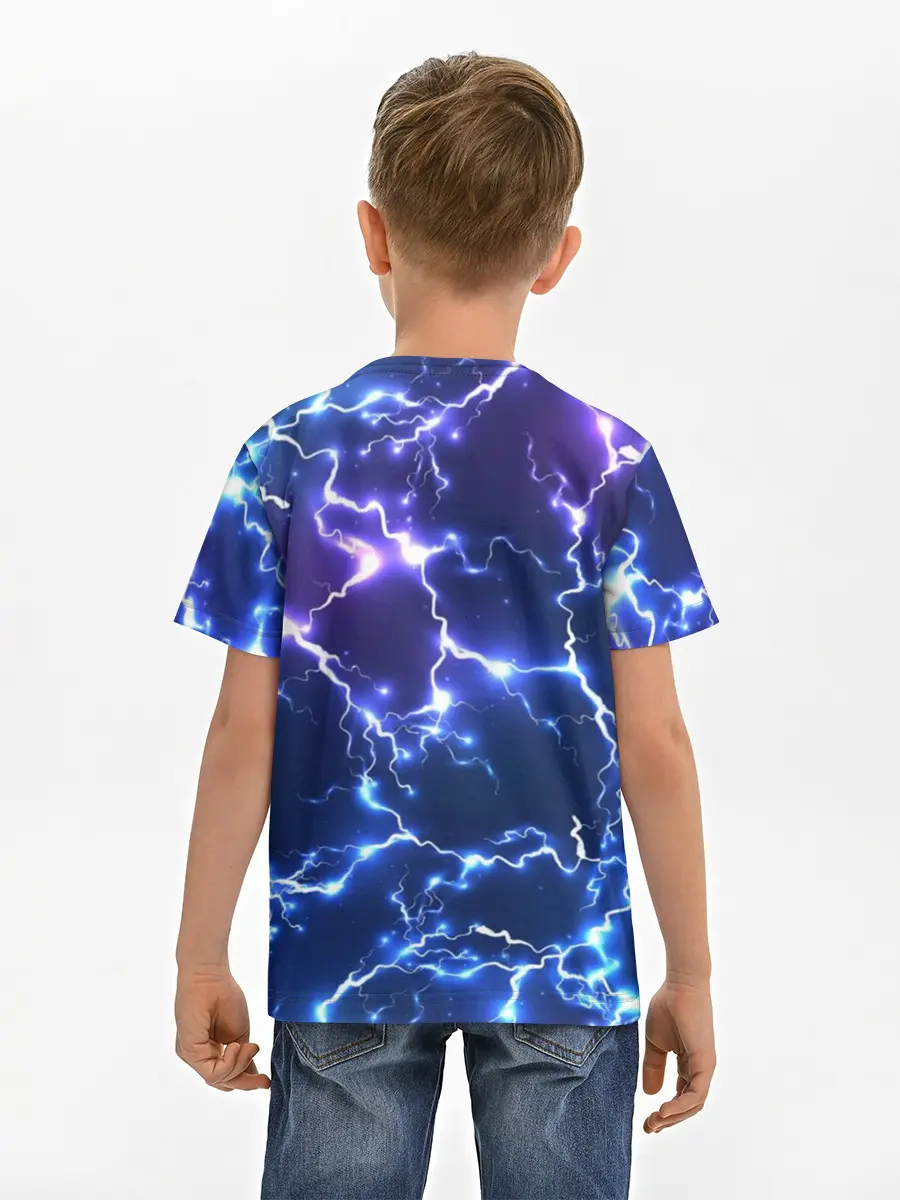 Детская базовая футболка / Молнии | Flash