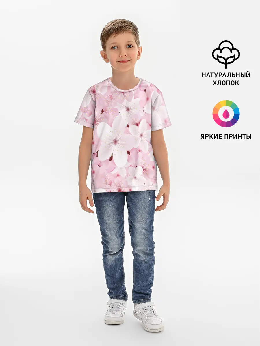 Детская базовая футболка / САКУРА