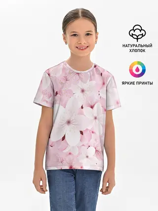 Детская базовая футболка / САКУРА