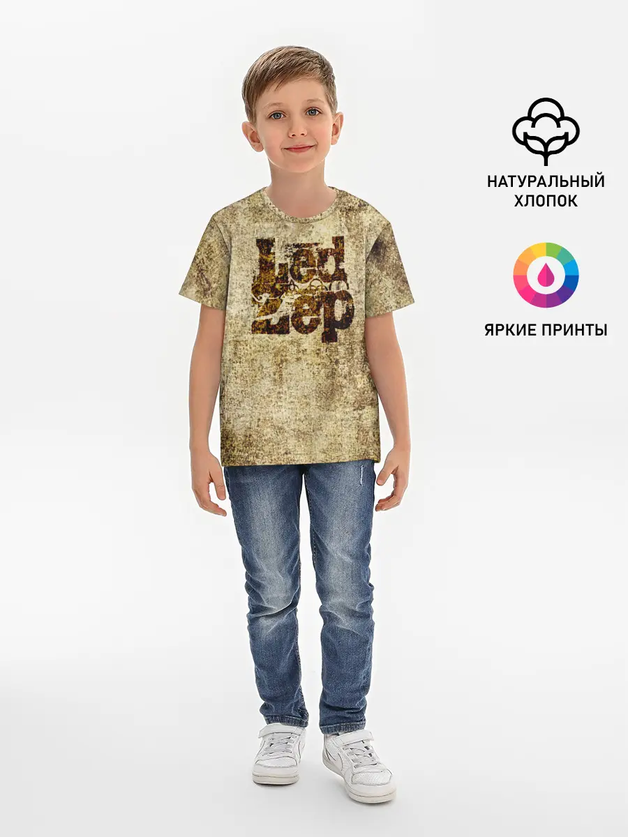 Детская базовая футболка / Led Zeppelin