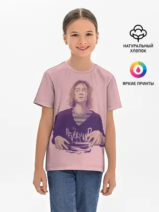 Детская базовая футболка / Курт Невермайнд
