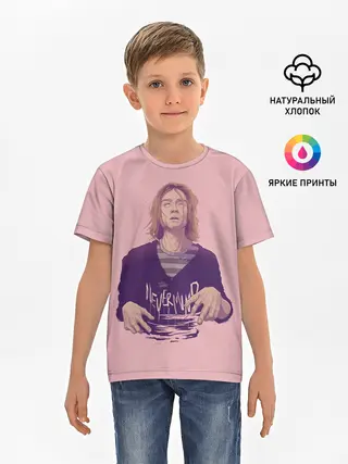 Детская базовая футболка / Курт Невермайнд