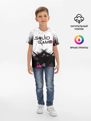 Детская базовая футболка / SQUID GAME | ИГРА В КАЛЬМАРА,