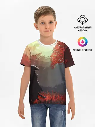 Детская базовая футболка / Самурай