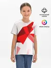 Детская базовая футболка / GEOMETRY RED