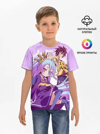 Детская базовая футболка / No Life