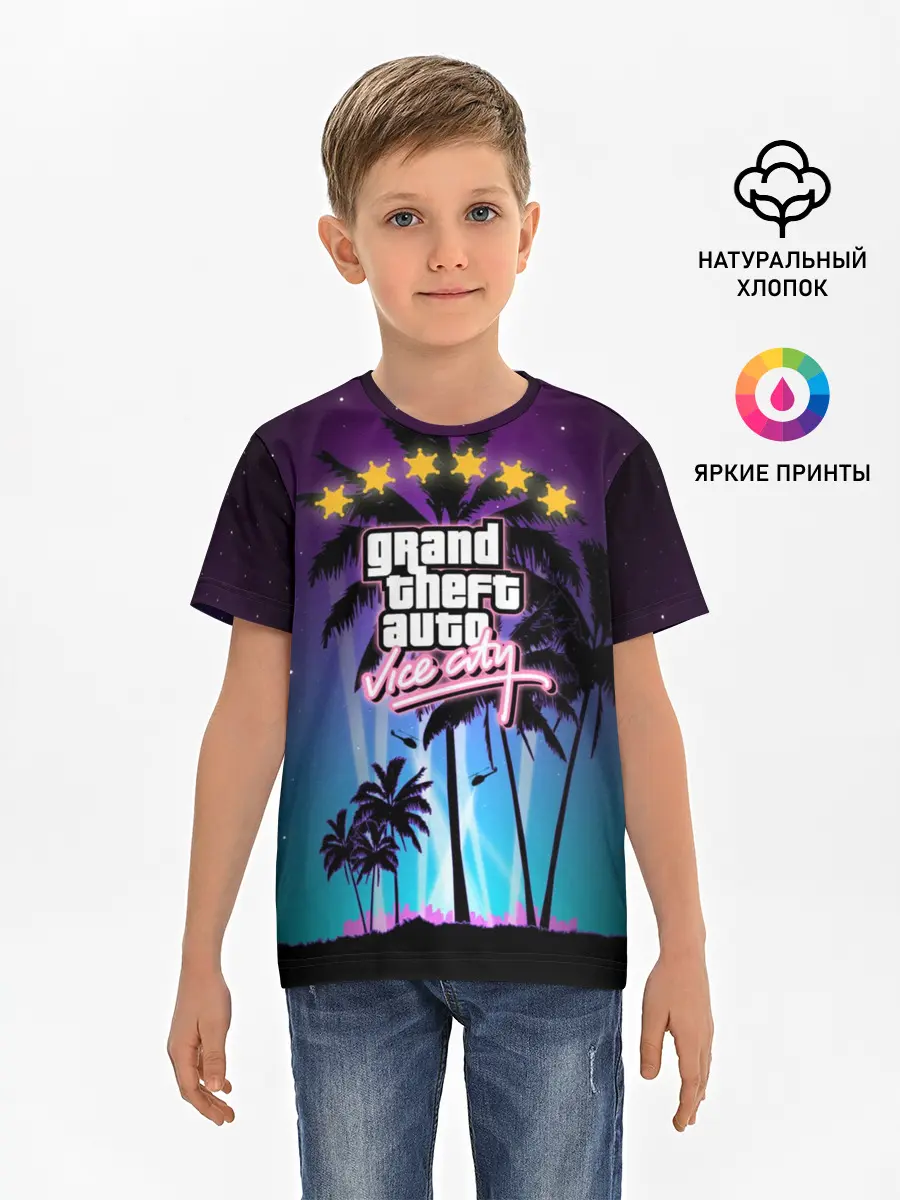 Детская базовая футболка / GTA Vice City