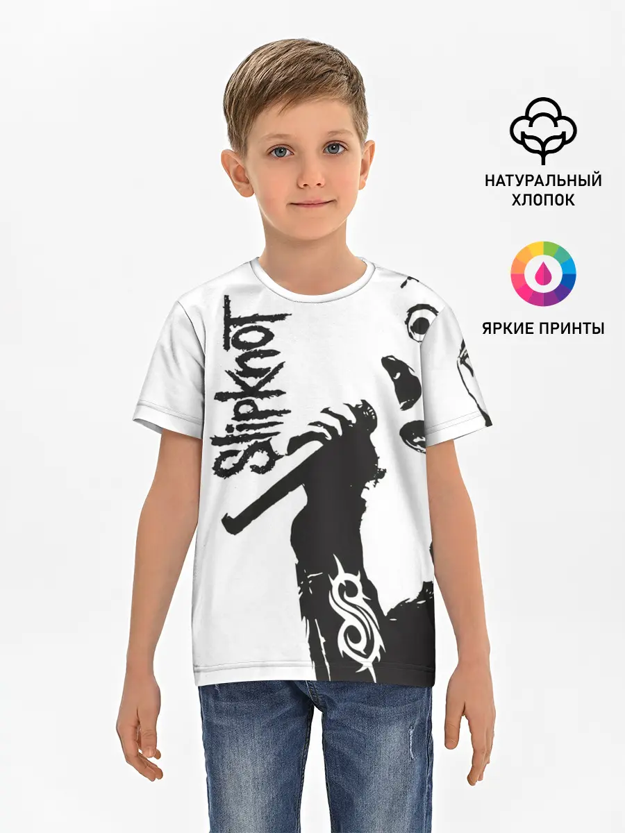 Детская базовая футболка / Slipknot.