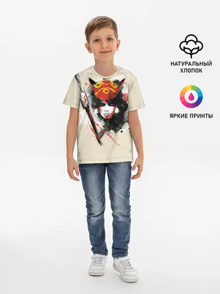 Детская базовая футболка / Princess Mononoke