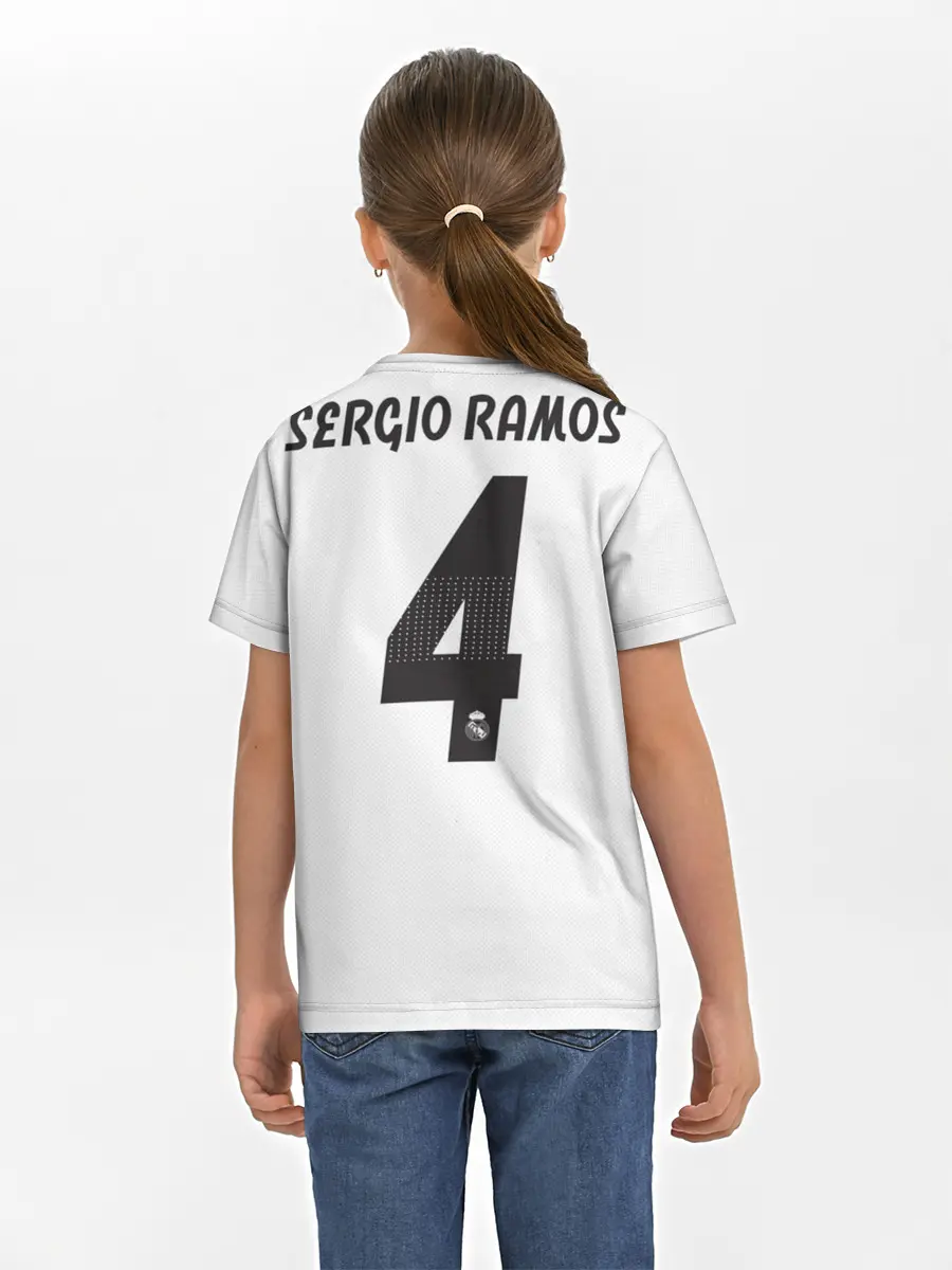 Детская базовая футболка / Ramos home 18-19