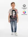 Детская базовая футболка / Билли Айлиш стиль гранж