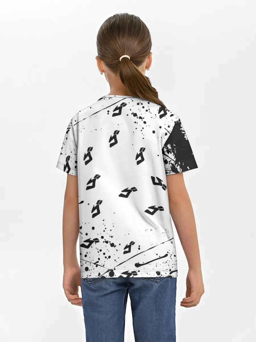 Детская базовая футболка / KILLER QUEEN черные брызги