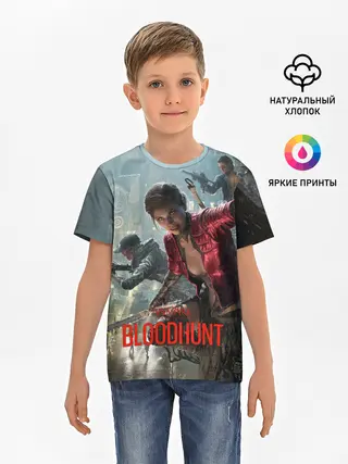 Детская базовая футболка / Vampire: The Masquerade - Bloodhunt