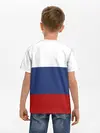Детская базовая футболка / Россия Триколор