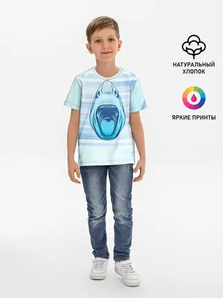 Детская базовая футболка / Акула