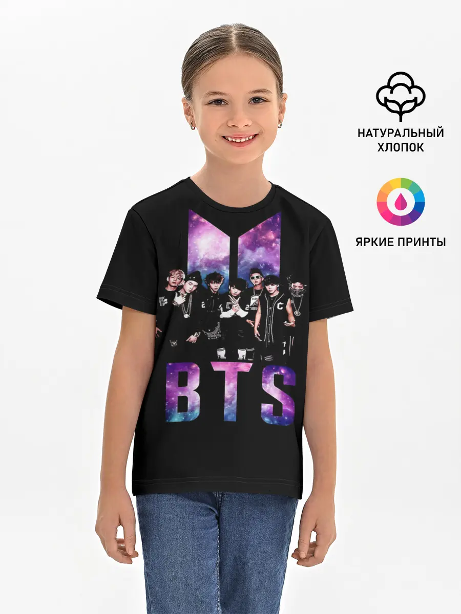 Детская базовая футболка / BTS ARMY