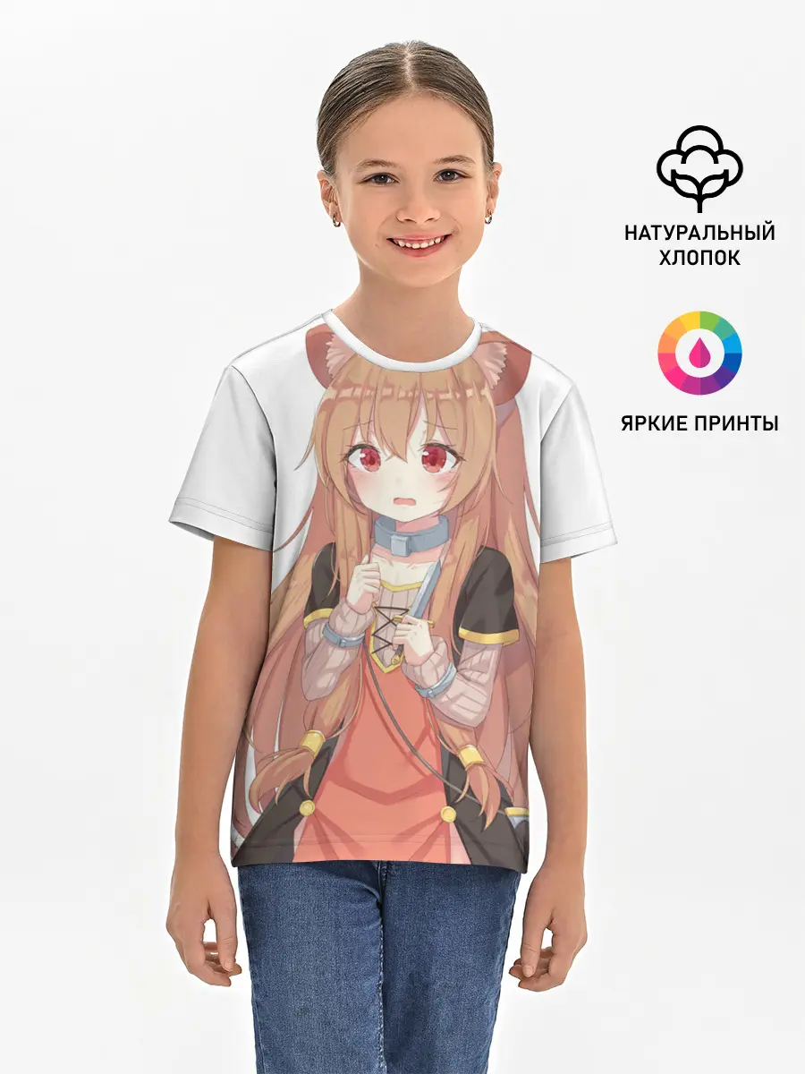 Детская базовая футболка / Raphtalia