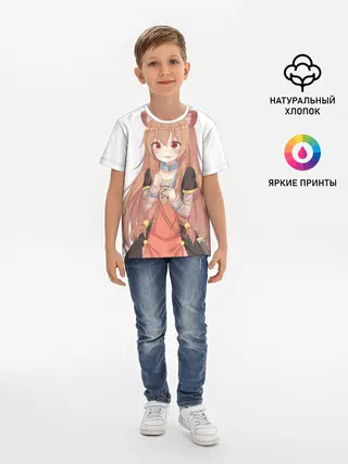 Детская базовая футболка / Raphtalia