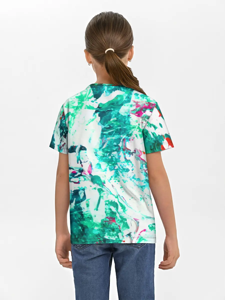 Детская базовая футболка / Берюза Морской