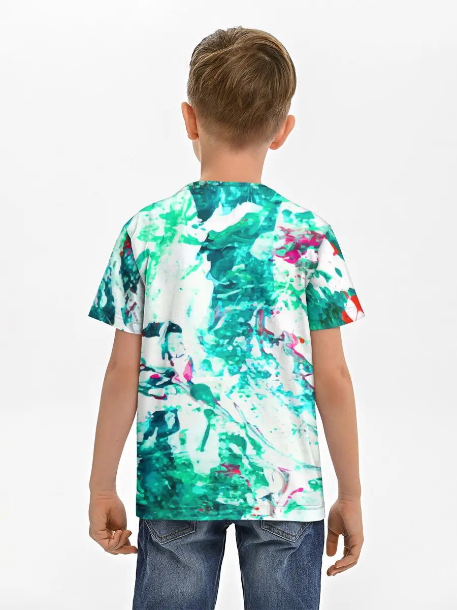Детская базовая футболка / Берюза Морской