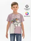 Детская базовая футболка / My cute llama