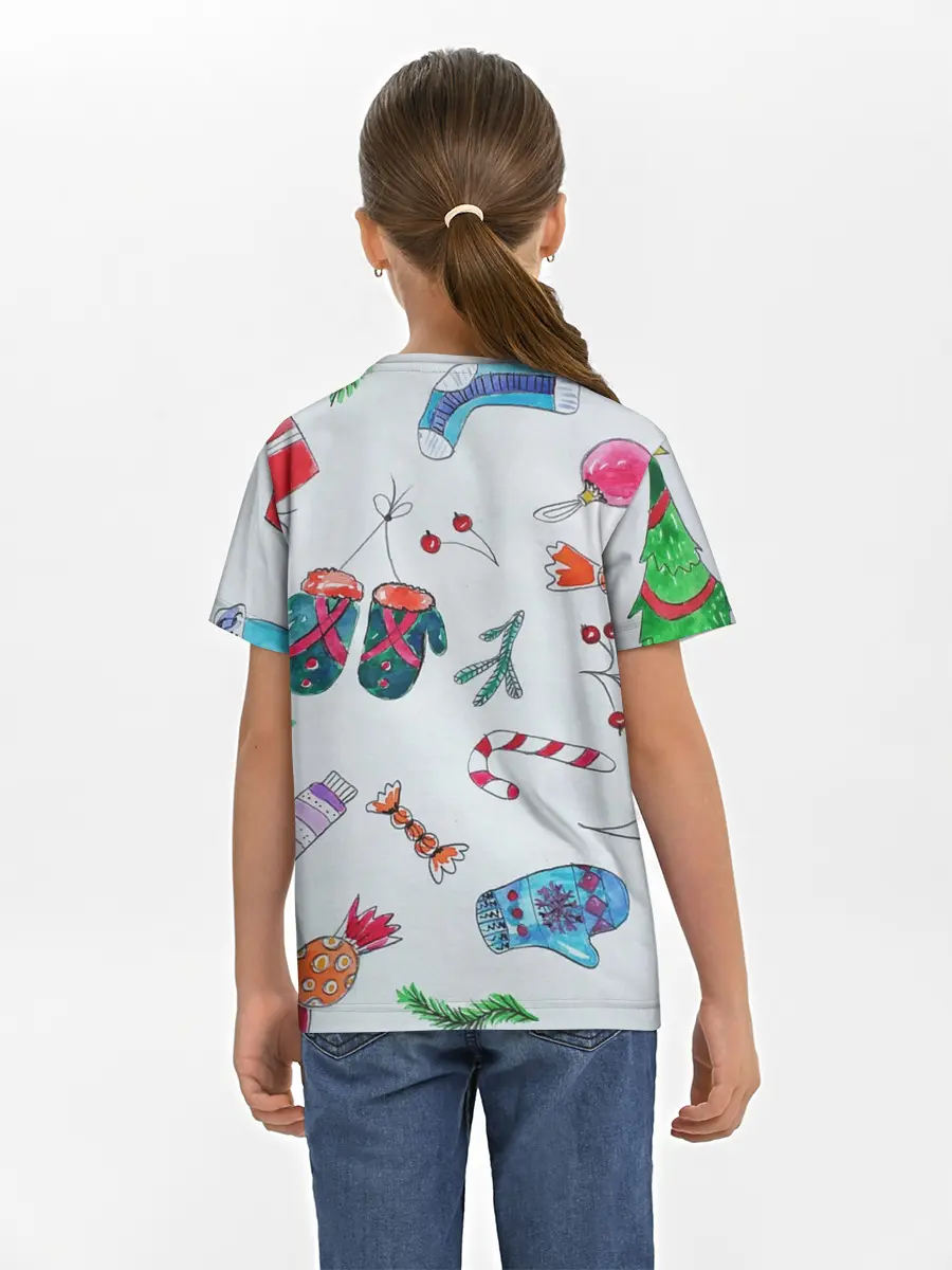 Детская базовая футболка / шарики фонарики