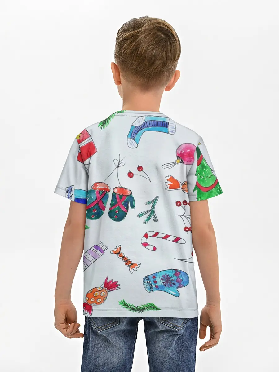 Детская базовая футболка / шарики фонарики