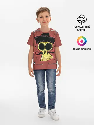 Детская базовая футболка / Dia de los Muertos