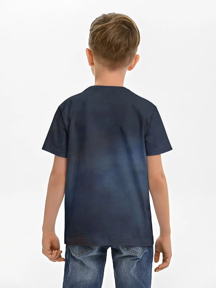 Детская базовая футболка / Хаул и Кальцифер