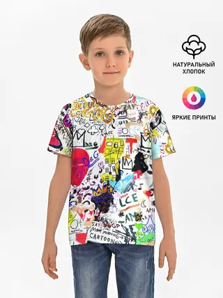 Детская базовая футболка / DG paint