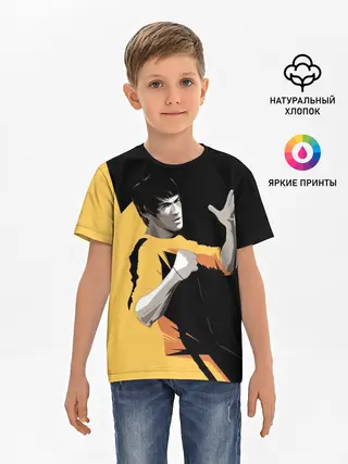 Детская базовая футболка / Bruce Lee