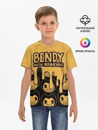 Детская базовая футболка / Bendy And The Ink Machine