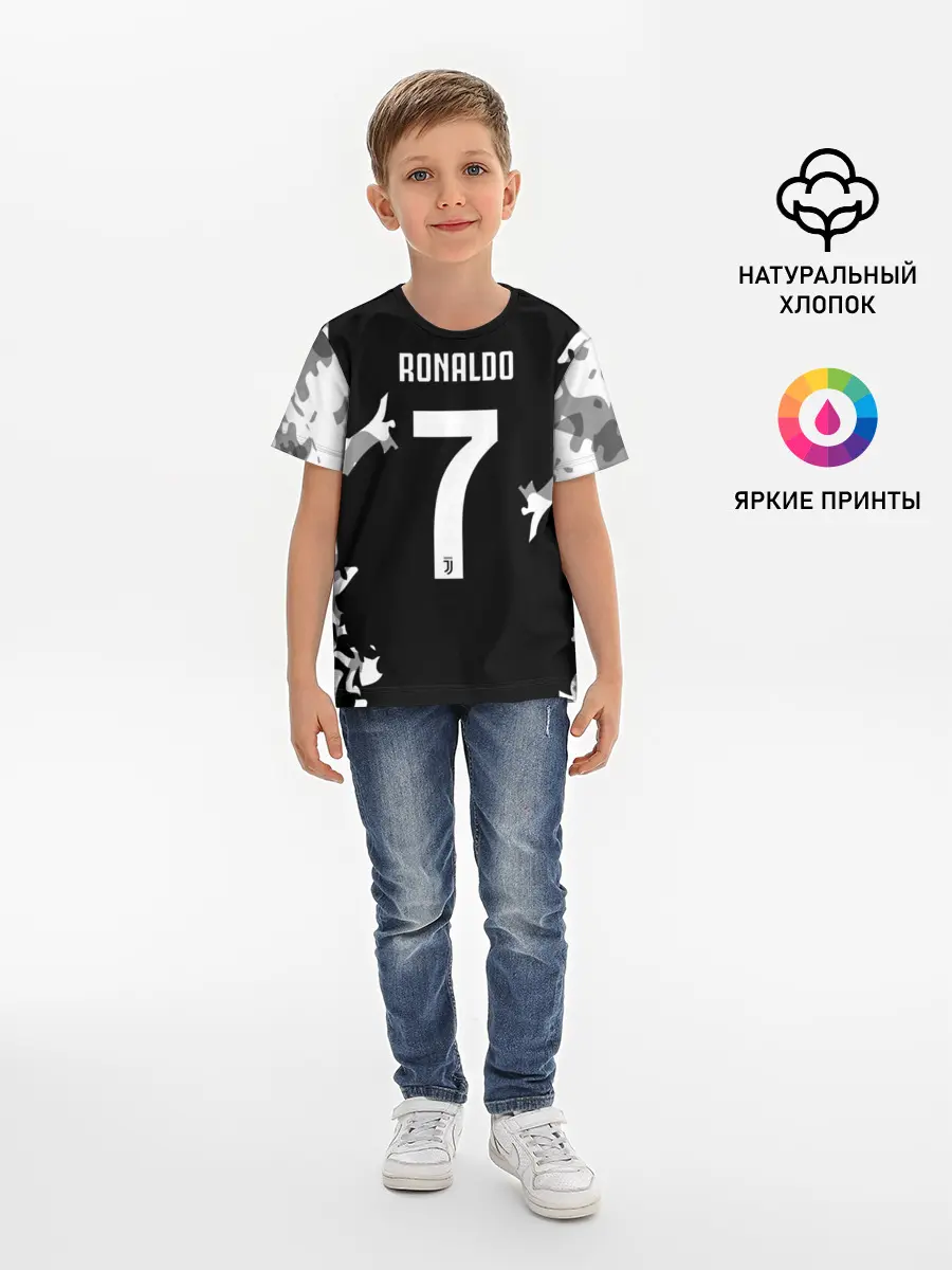 Детская базовая футболка / RONALDO JUVE SPORT