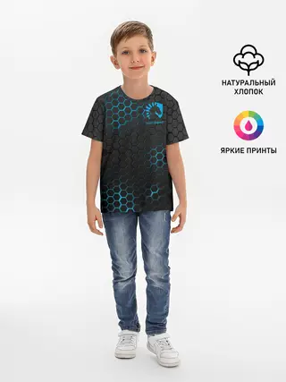 Детская базовая футболка / TEAM LIQUID E-SPORT