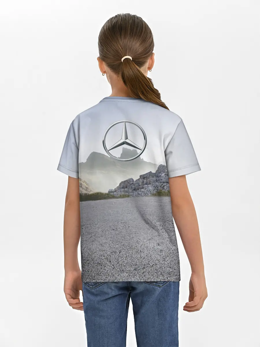 Детская базовая футболка / Mercedes V8 Biturbo