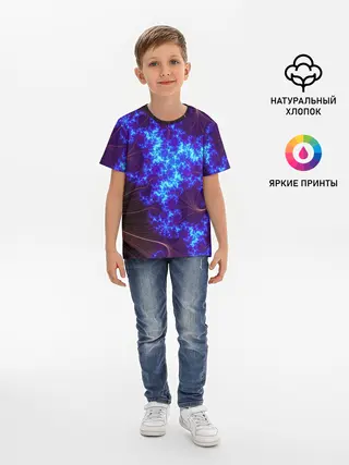 Детская базовая футболка / FRACTAL STORM