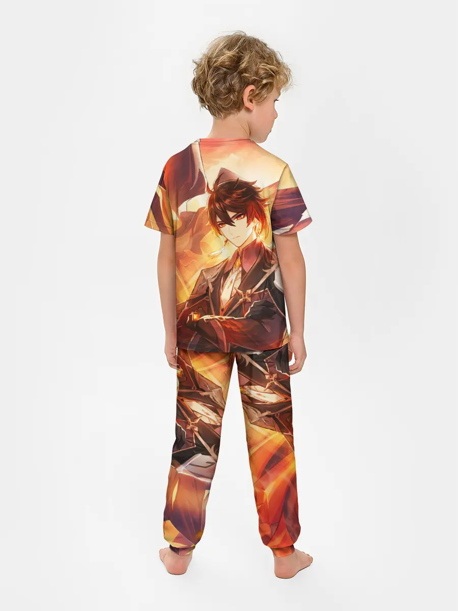 Детская пижама с брюками / Genshin Impact: Zhongli