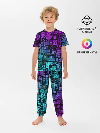 Детская пижама с брюками / BTS