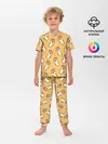Детская пижама с брюками / Радость Корги паттерн