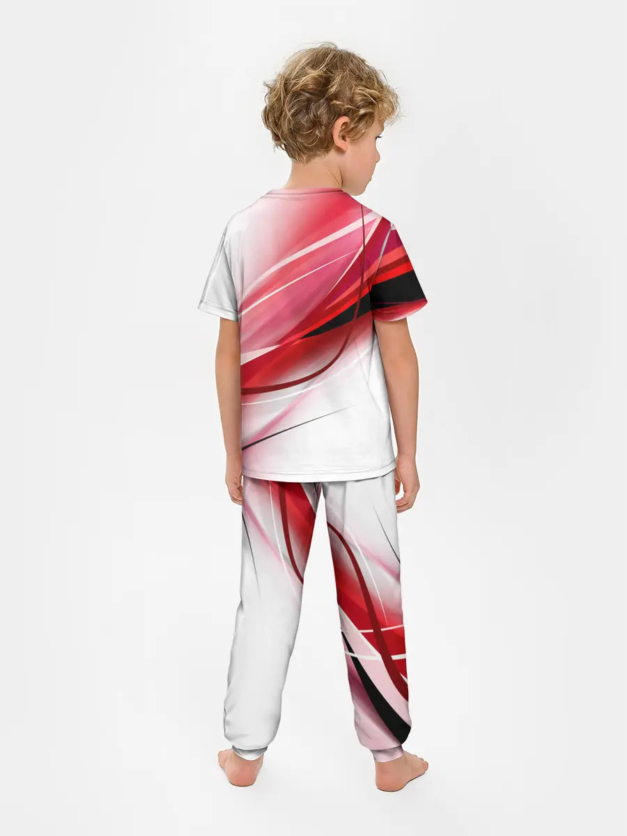 Детская пижама с брюками / Красная линия