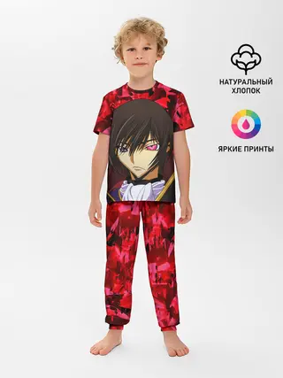 Детская пижама с брюками / GODE GEASS textured