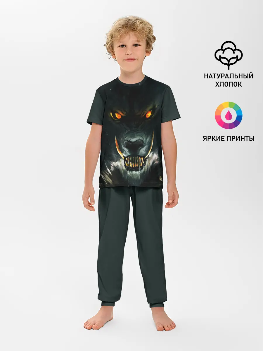 Детская пижама с брюками / ДИКИЙ ВОЛК