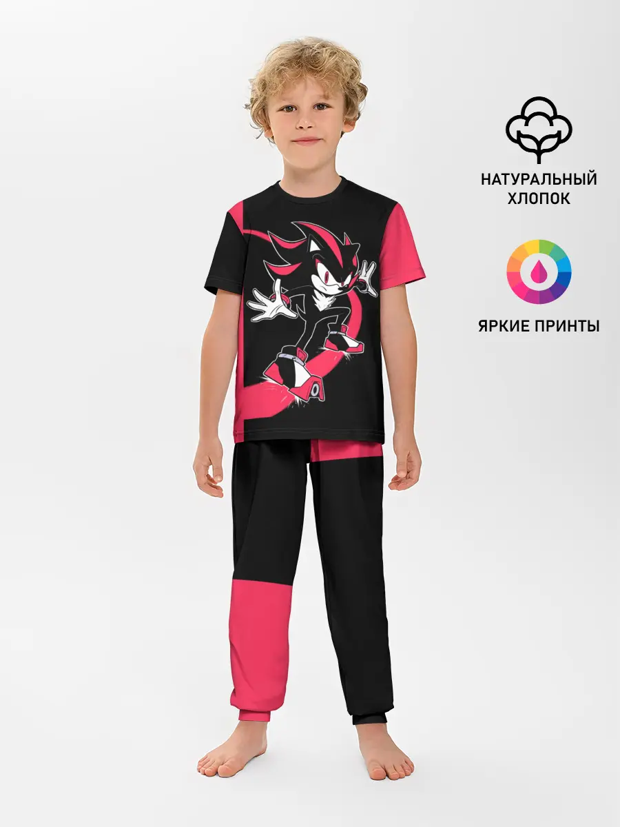 Детская пижама с брюками / SONIC X | DARK SONIC